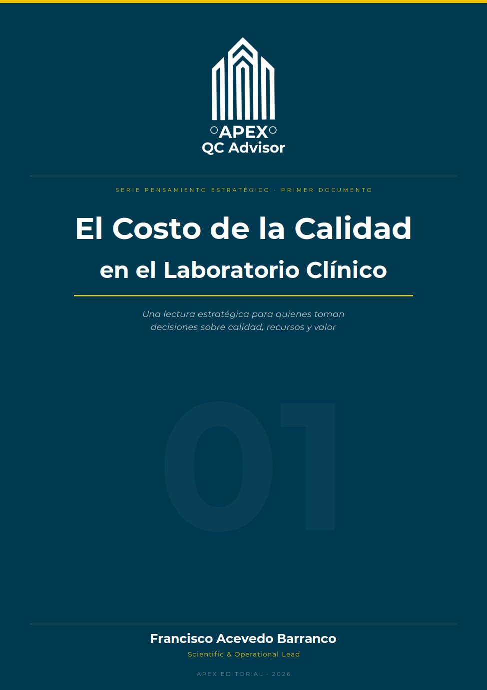El Costo de la Calidad en el Laboratorio Clínico